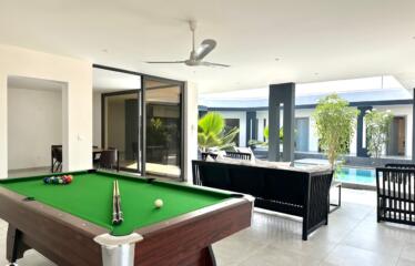 SOMONE : A LOUER cette superbe villa contemporaine avec piscine 4 chambres, salle de billard, neuve