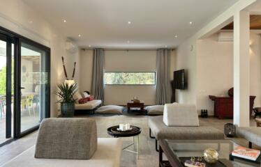 Ngaparou: La villa Aquarelle, avec un grand luxe alliant raffinement et sobriété.