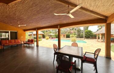 SALY : Villa 1908M2 4 chambres à vendre dans résidence Kalahari piscine pool house proche école française