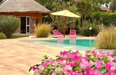 SALY : Villa 1908M2 4 chambres à vendre dans résidence Kalahari piscine pool house proche école française